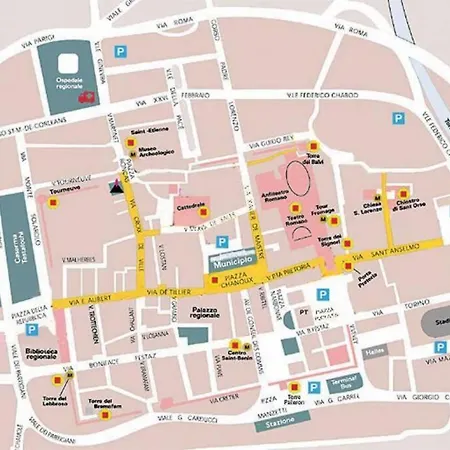 Appartamento Verde A 300 Mt Dal Centro Storico Di Aosta! Lejlighed *